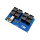 8-Channel High-Power Relay Controller Shield with IoT Interface